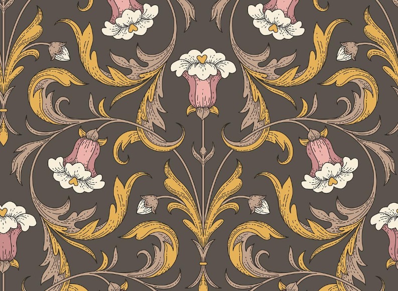 2021 Trends in Interior Design - Granny Chic AKA Floral Wallpapering