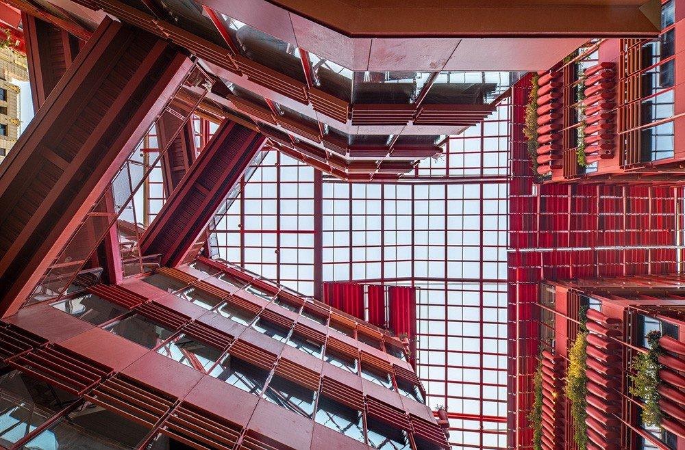 The Roof by Jean Nouvel - combining traditional Shanghai Li'long with modern architecture The Roof by Jean Nouvel - combining traditional Shanghai Li'long with modern architecture