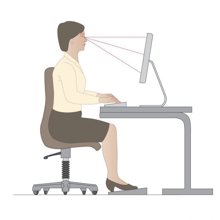 Home Working - A good office chair allows you to adjust your height to ensure better posture and fewer problems Home Working - A good office chair allows you to adjust your height to ensure better posture and fewer problems