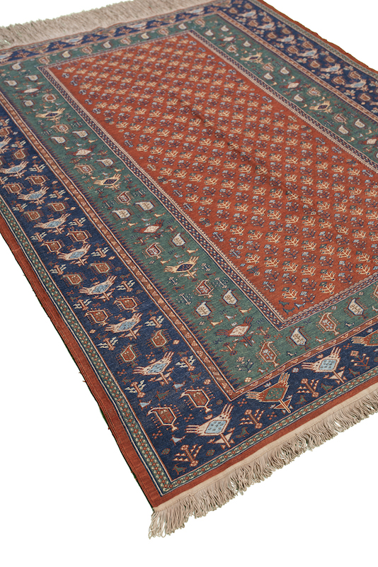 Sumak Pomegranate Heriz Carpet 9000003
