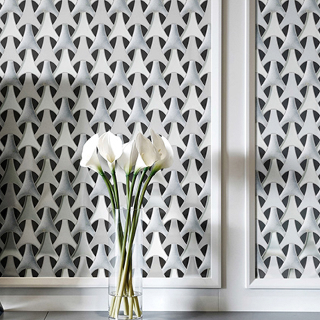 3D Waterjet Mosaic Trident