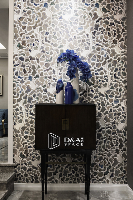 3D Waterjet Mosaic Flower Feeling