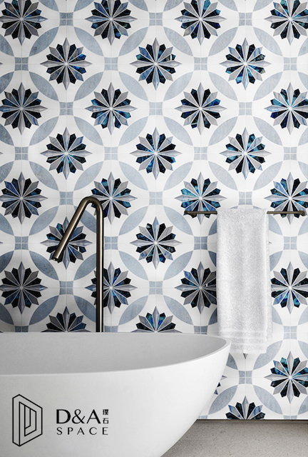 3D Waterjet Mosaic Stretch