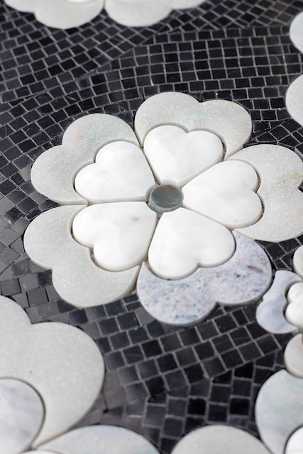 3D Waterjet Mosaic Elegance