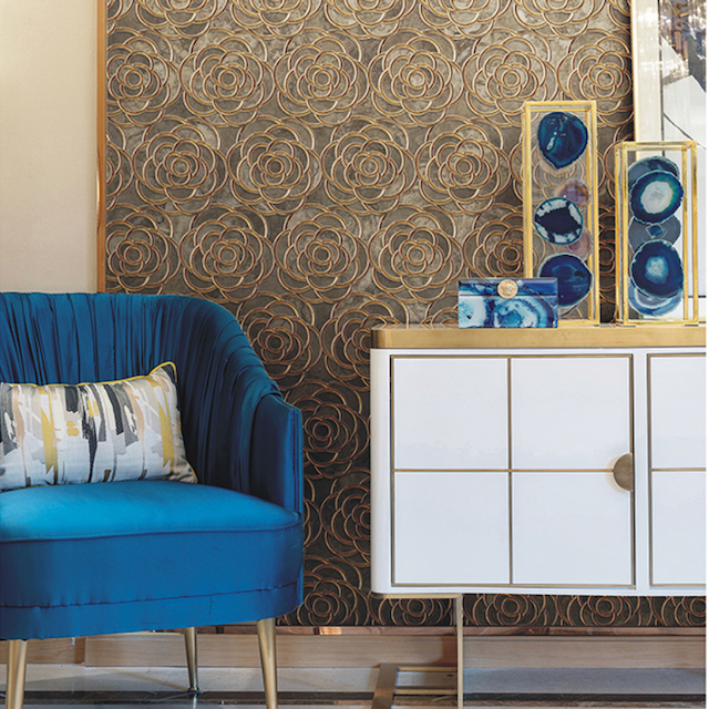 3D Waterjet Mosaic Striving