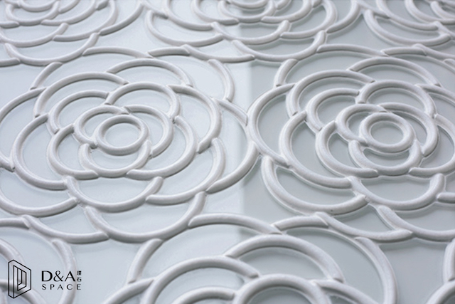 3D Waterjet Mosaic Striving