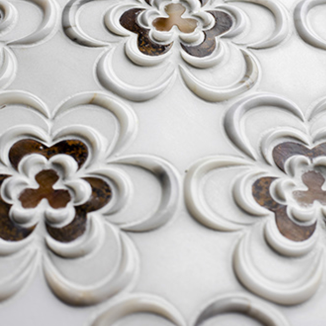 3D Waterjet Mosaic Stamen