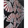 3D Waterjet Mosaic Fan Rosso 3D